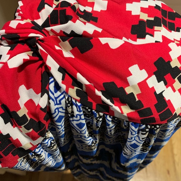 Laundry Red white blue dress - Picture 5 of 5